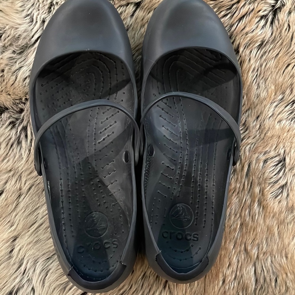 Croc MaryJane style Black Size 11W